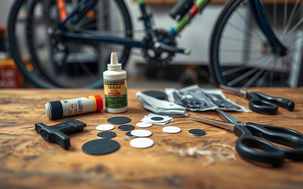 Bike Tube Patching Supplies