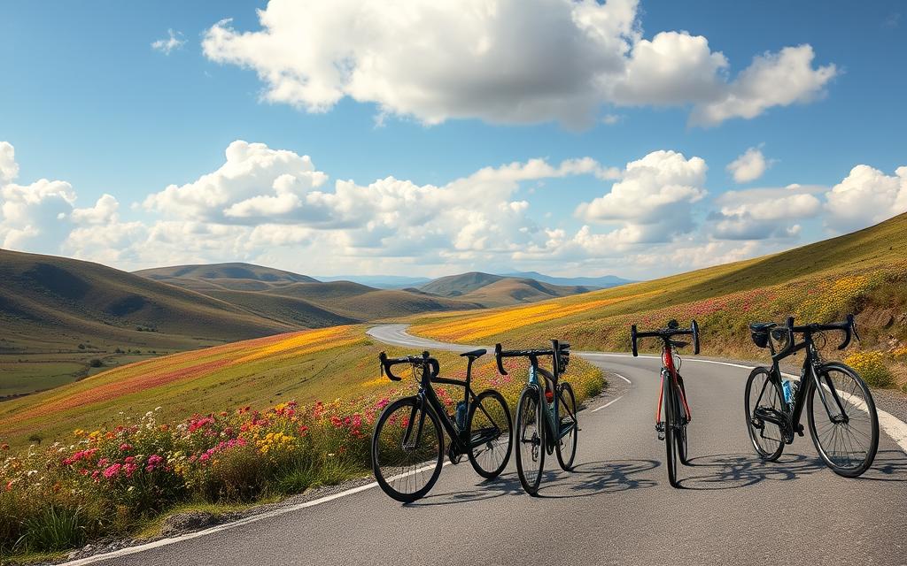 Road bikes for long-distance riding